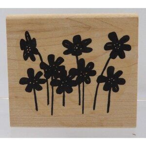 Flowers Stamp #G29 Endless Creations Inc Simplistic Floral